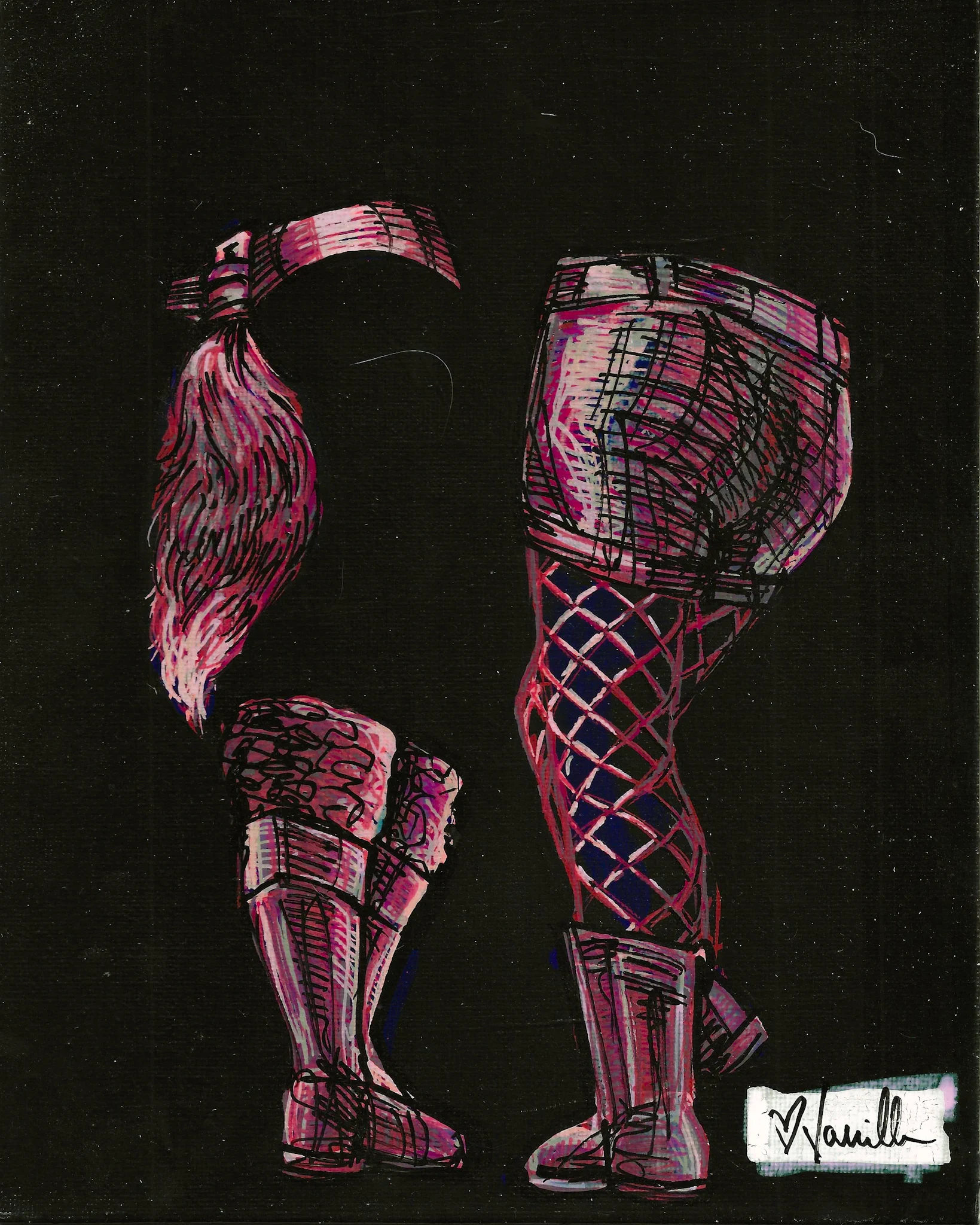 Red Fox and Fishnets