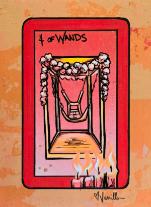 4 of Wands